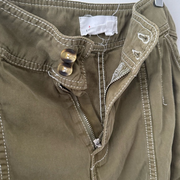 Anthropologie Jackson Olive Green Tapered Utility Pants‎ - Picture 7 of 8